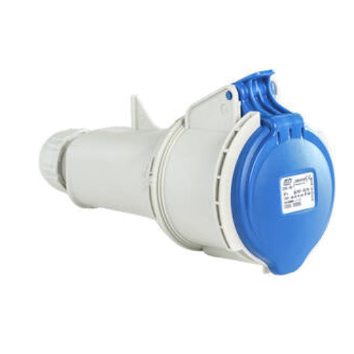IDE TOMA AEREA 3P+T 32A 220V 9H AZUL IP44