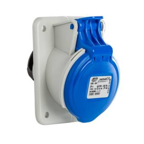 IDE BASE EMPOTRAR 16AMP 2P+T 230V 6H AZUL