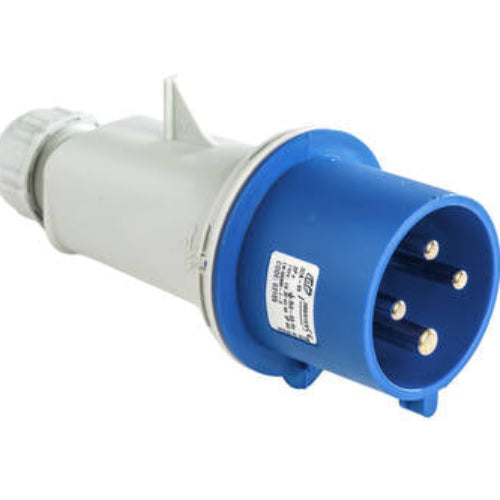 IDE CLAVIJA AEREA 3P+T 32A 220V 9H AZUL IP44 024-9