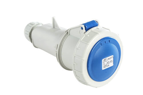 IDE BASE AEREA 32A 3P+T 230VCA 9H AZUL IP66-IP67