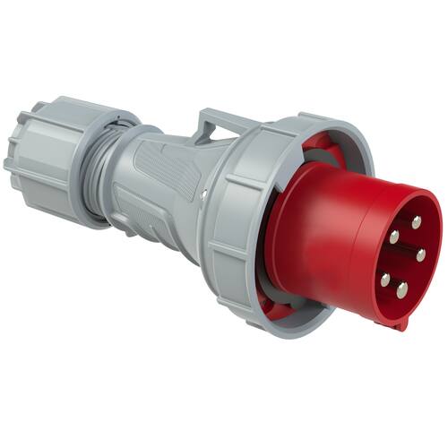 IDE CLAVIJA AEREA 63A 3P+N+T 220-400V 6H ROJO IP66-IP67