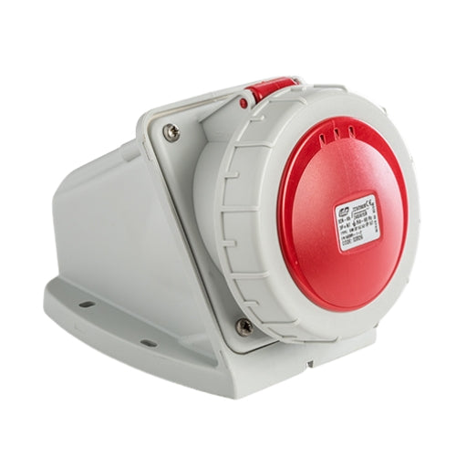 IDE BASE MURAL 32A 3P+N+T 220-400V 6H ROJO IP66-IP67