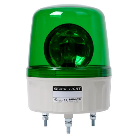 MENICS AVGB-20-G LUZ GIRATORIA 135MM 220VAC VERDE C/SONID0