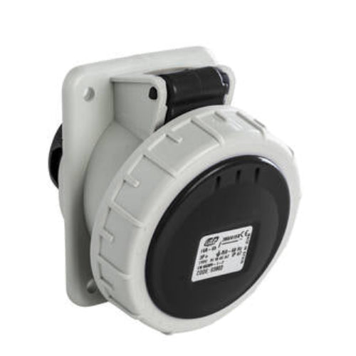 IDE BASE EMPOTRAR INCLINADA 16A 3P+T 500V 7H NEGRO IP66-67