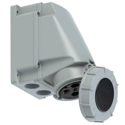 IDE BASE MURAL ESTCA 3P+T 63A 500V 7H NEGRO