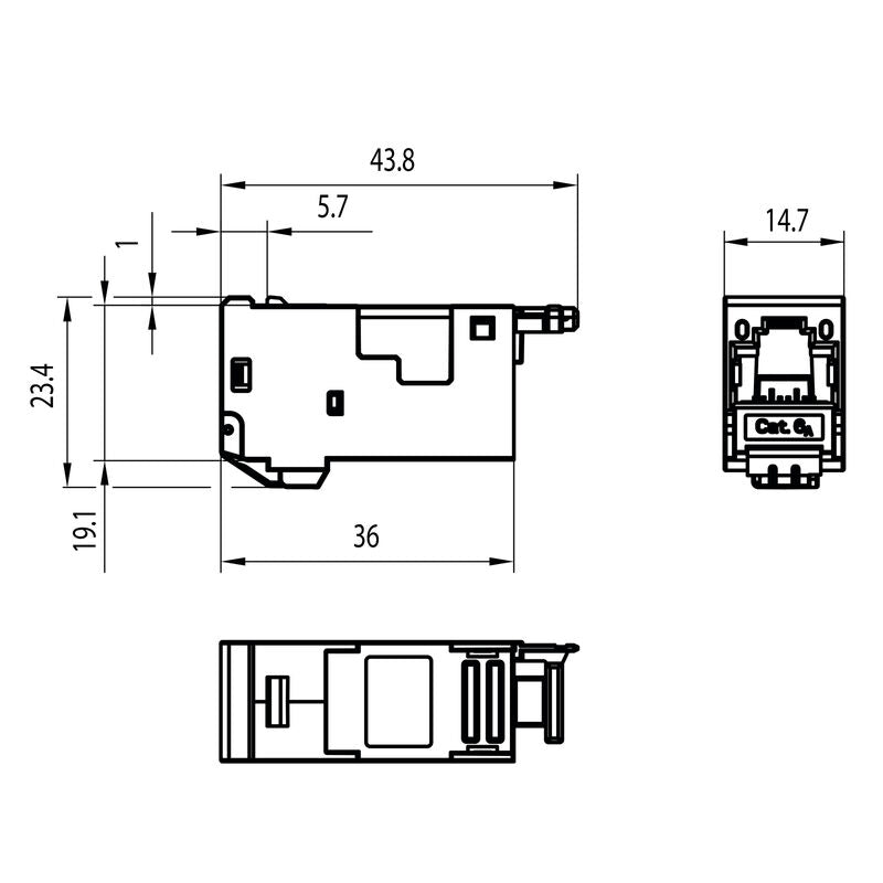 WEIDMULLER CONECTOR PARA BASE IE-XRJ45/IDC