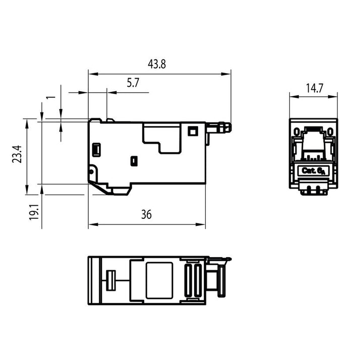 WEIDMULLER CONECTOR PARA BASE IE-XRJ45/IDC