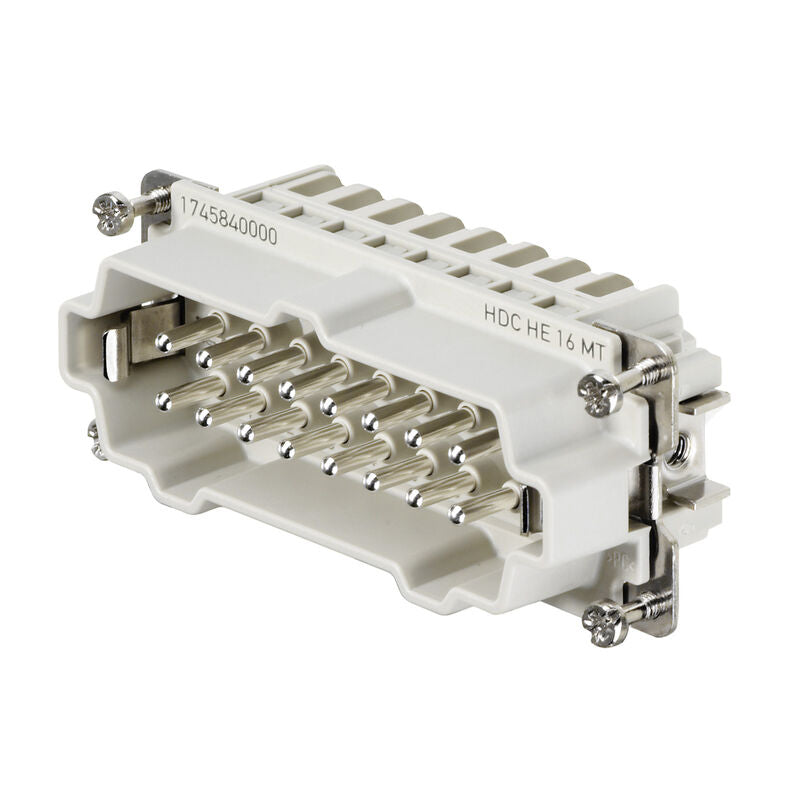 WEIDMULLER CONECTOR MACHO DE 16 POLOS HDC HE 16 MT
