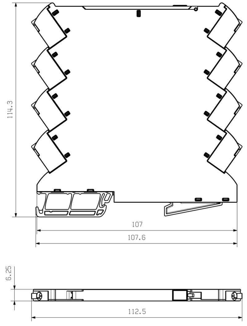 WEIDMULLER CONVERTIDOR ENT PT100 SAL 4-20mA O 0-10V CONFIG SWITCH