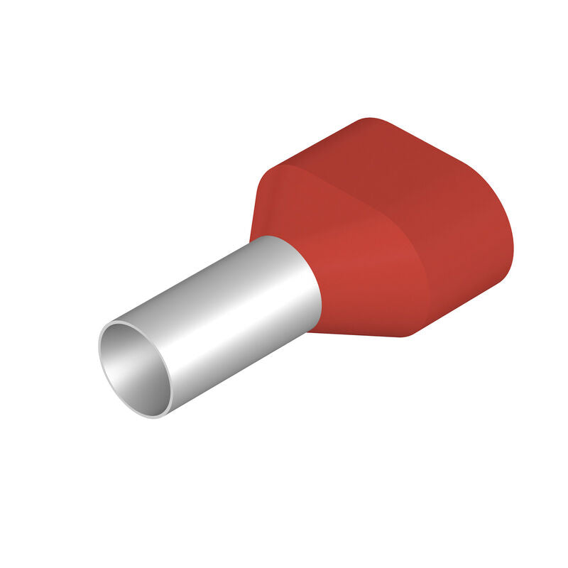 WEIDMULLER PUNTA DOBLE 7AWG ROJO H 10/26D (100PZAS)
