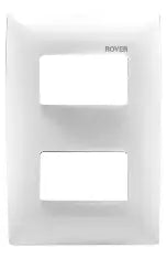 ROYER 100 PLACA 2 MODULOS DISTANCIADOS BLANCO