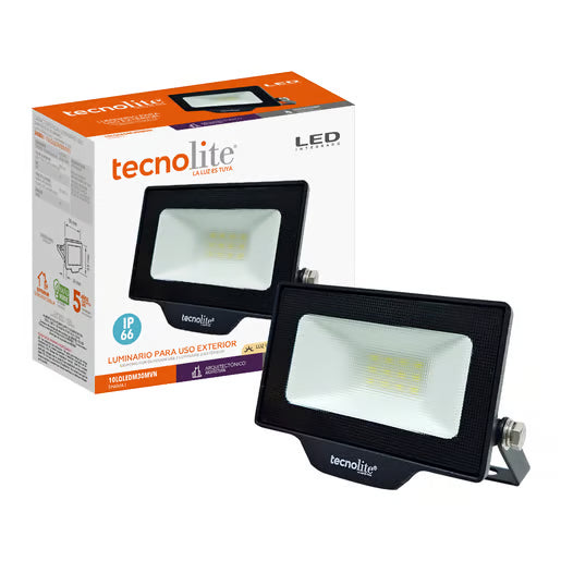 TECNOLITE EXT REFLECTOR LED 10W 100-240V 30K NGR