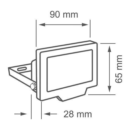 TECNOLITE EXT REFLECTOR LED 10W 100-240V 65K NGR