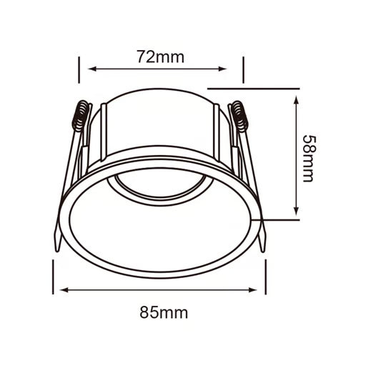 TECNOLITE EMPOTRADO S/L 100-240V 12V GX5.3