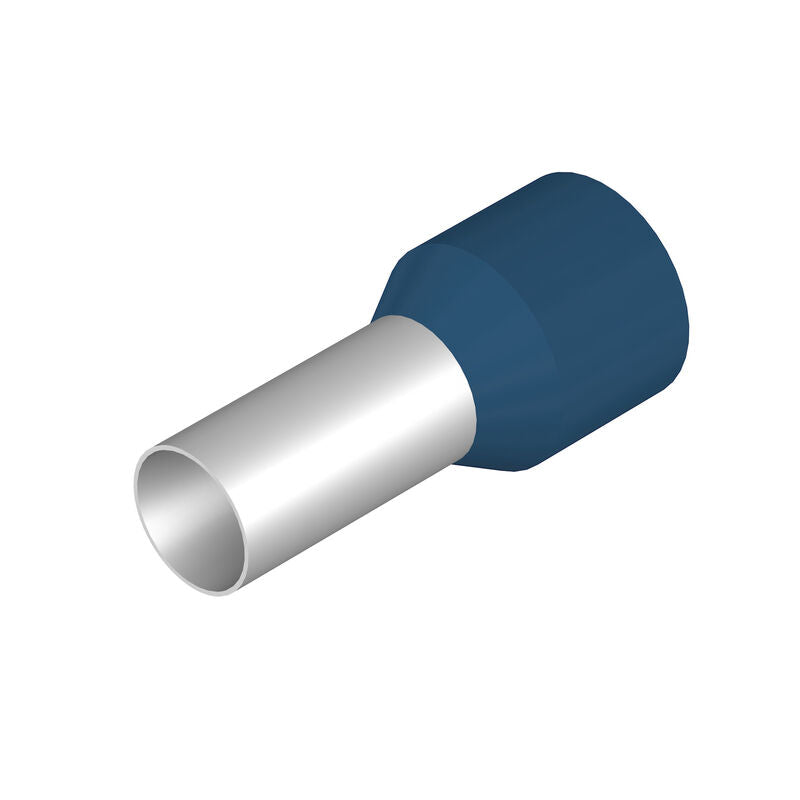 WEIDMULLER PUNTERA 6AWG AZUL 12mm (100 pzas )
