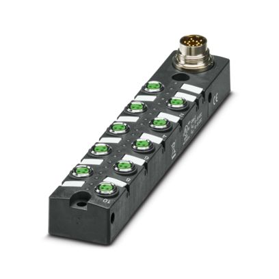 PHOENIX CONTACT CAJA DISTRIBUIDORA M8 METAL 10P COD A PNP M16 90