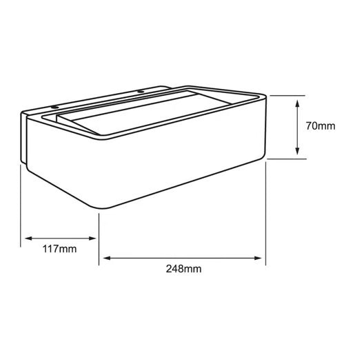 TECNOLITE EXT SP LED 13W 100-240V 620LM IP65 3000K