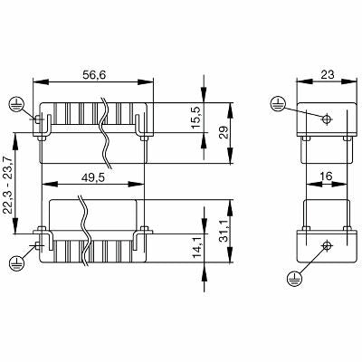WEIDMULLER Conector Macho Hdc Ha 10 Ms SKU: 1650610000