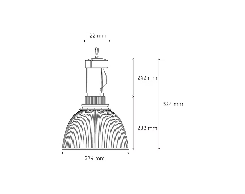 MAGG CAMPANA 14/50 52W 100-240V 40K PLATA