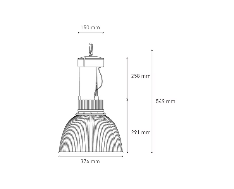 MAGG CAMPANA 14/90 90W 100-305V 6000K