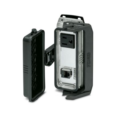 PHOENIX CONTACT CARCASA ADOSADA HEAVYPORT B24 1X RJ45 CAT5E 1X SALIDA CON