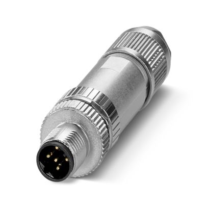 PHOENIX CONTACT CONECTOR M12 2P MACHO ZINC-NIQUEL CODIF-B