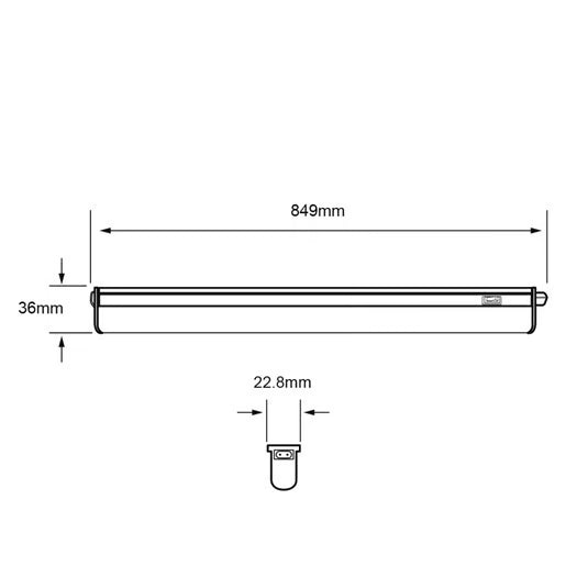 TECNOLITE TUBO 14W 3000K 240V