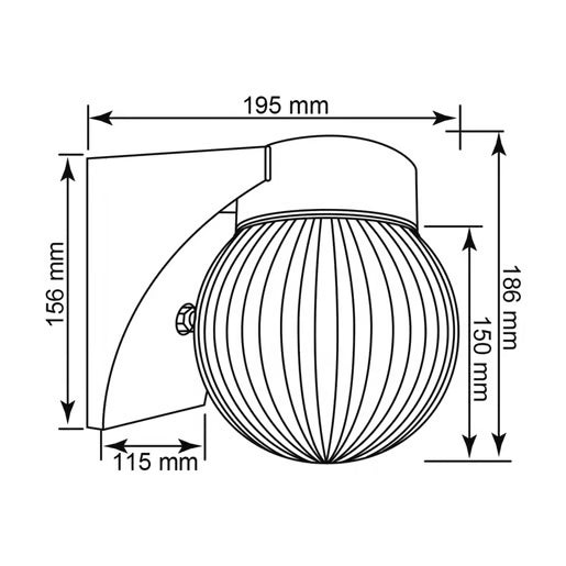 TECNOLITE EXTERIOR MUROS LED14W100-240V1300LM