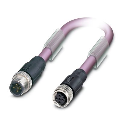 PHOENIX CONTACT CABLE M12 2P MACHO M12 2P HEMBRA 2MTS PUR PROFIBUS CODIF-B
