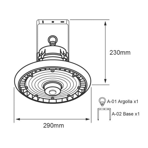 TECNOLITE HIGH BAY 150W IP65 IK08