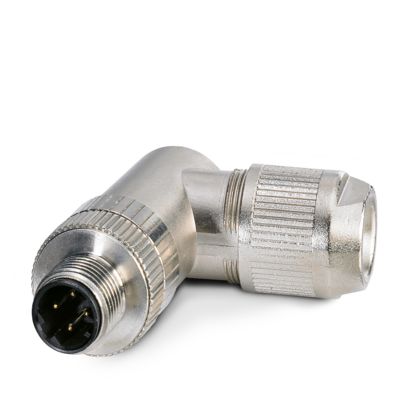 PHOENIX CONTACT CONECTOR M12 4P MACHO CODO LATON-NIQUEL PROFINET 100MBit/S CODIF-D