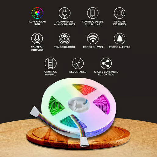 TECNOLITE TIRA LED 15W 5mts RGB 2700-6500K IP20 INTERIORES