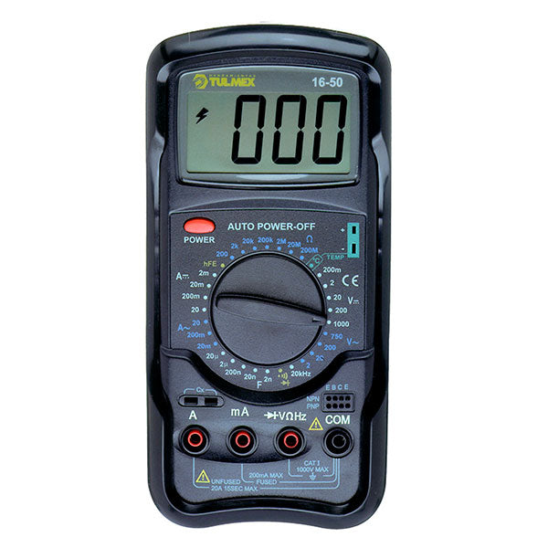 TULMEX MULTIMETRO DIGITAL ESTANDARD