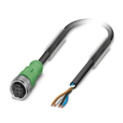 PHOENIX CONTACT CABLE M12 4P HEMBRA 5MTS 4HILOS PUR CODIF-A