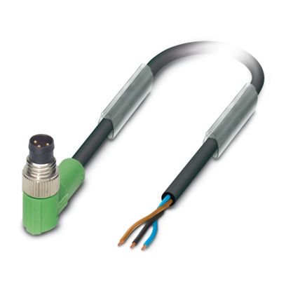 PHOENIX CONTACT CABLE CONECTOR ACODADO M8 3P MACHO 1.5MTS  PUR CO