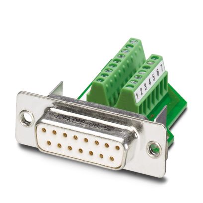 PHOENIX CONTACT CONECTOR DB15 HEMBRA VS-15-BU-DSUB/16-MPT-0.5