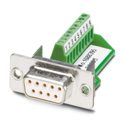 PHOENIX CONTACT CONECTOR DB9 HEMBRA VS-09-BU-DSUB/9-MPT-0.5