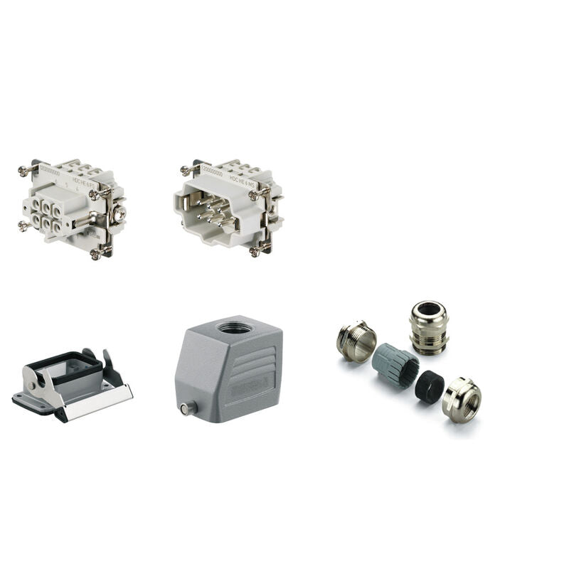 WEIDMULLER TOMACORRIENTE 6 P SAL SUP 1 G HDC-KIT-HE 06.101