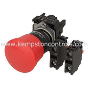 SIEMENS EM. STOP MUSHROOM PUSHBUTTON, 40MM, RED SKU: 3SU1100-1HB20-1PA0