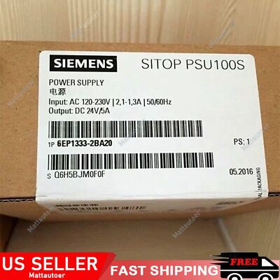 SIEMENS SITOP PSU100S 24 V/5 A SKU: 6EP1333-2BA20-0AA0