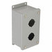 SIEMENS 30MMSTATION,PAINTED STEEL,BLNK,2HOLE SKU: US2:P30EMS02