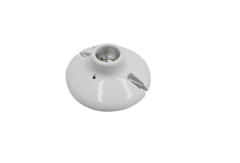 ARGOS PORTALAMPARA REDONDA E26 DE PORCELANA DE 4"