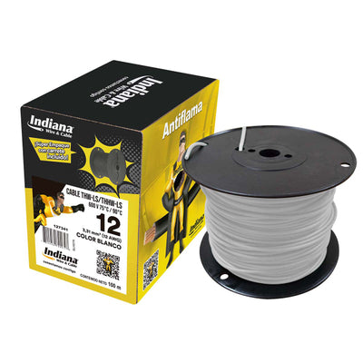 INDIANA CABLE 12 BLANCO THHW CAJA 100 MTS