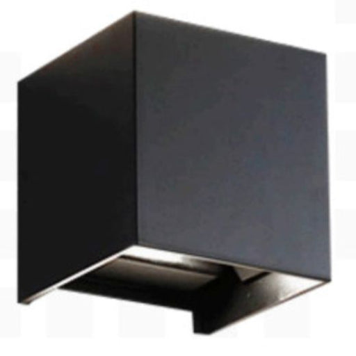 YEE CUBO LED PARED DOBLE DISPARO 6W 3000K NEGRO MATE