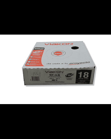 VIAKON CABLE 18 AZUL TF-LS METRO