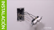 LEVITON CONTACTO Y APAGADOR PALANCA BCO 15AMP 127V