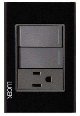 LUCEK CRIS PLACA 1 MOD NEGRO