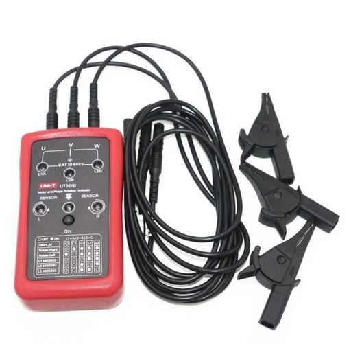 UNI-T INDICADOR SECUENCIA FASE Y ROTACION MOTOR 90-600VCA 15-400