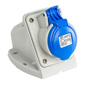 IDE TOMA AEREA 3P+T 32A 220V 9H AZUL IP44