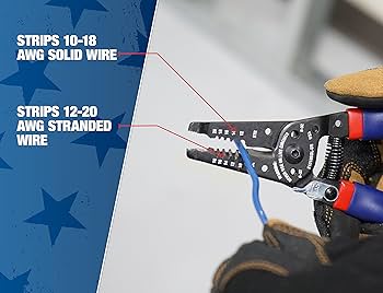 KLEIN PELADORA/CORTADORA DE CABLE 10-18AWG ALAMBRE